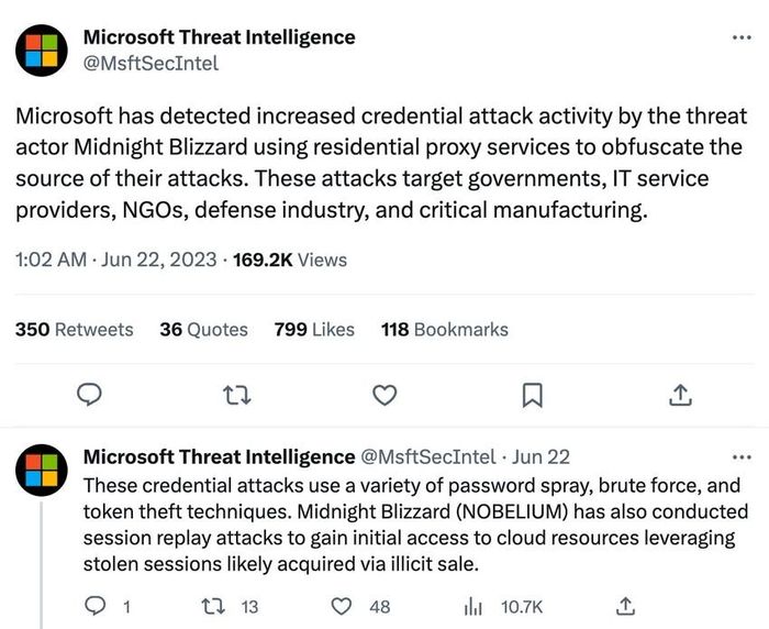 Microsoft Warns Of Credential Theft Attack - TipsMake.com