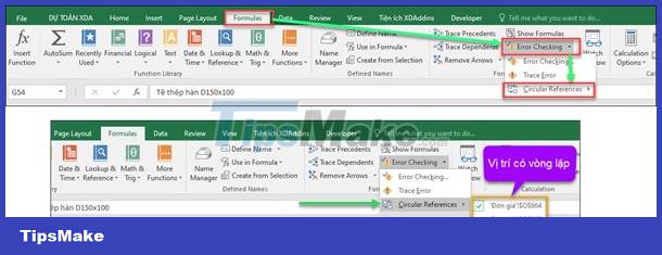 Quick method to fix Excel loop error Picture 5