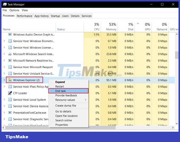 Quickly fix the problem of the Taskbar not showing icons on Win 10 and Win 11 Picture 18