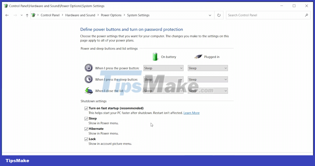 Restore missing Sleep option on Windows 11/10/8/7 Picture 2