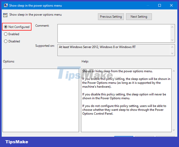 Restore missing Sleep option on Windows 11/10/8/7 Picture 9