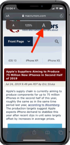 Safari Font Error - Apply This Trick Picture 5