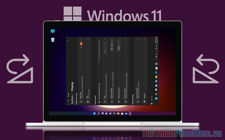 Simple way to fix a horizontally rotated computer screen Picture 1