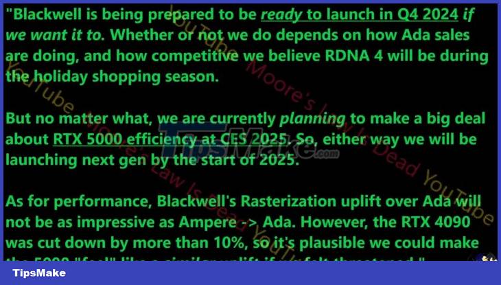 Summary of information about Nvidia RTX 50 Series graphics cards Picture 3