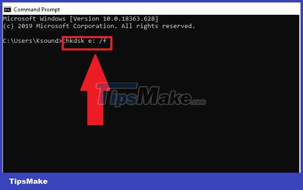 The computer has a Scanning and Repairing error Picture 7