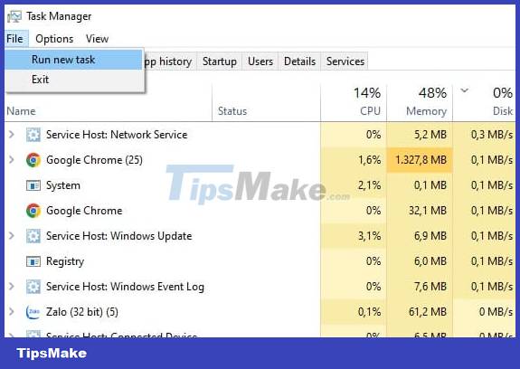 The computer lost the Explorer exe file and the solution is simple Picture 5