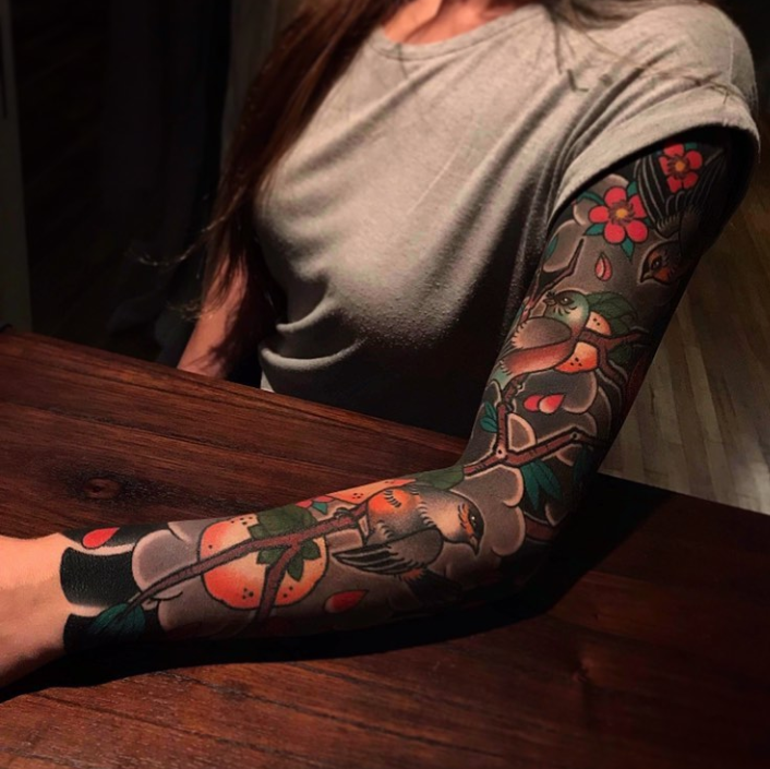 The most beautiful ancient Japanese tattoos for women Picture 10