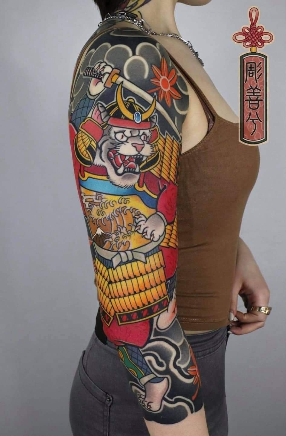 The most beautiful ancient Japanese tattoos for women Picture 12