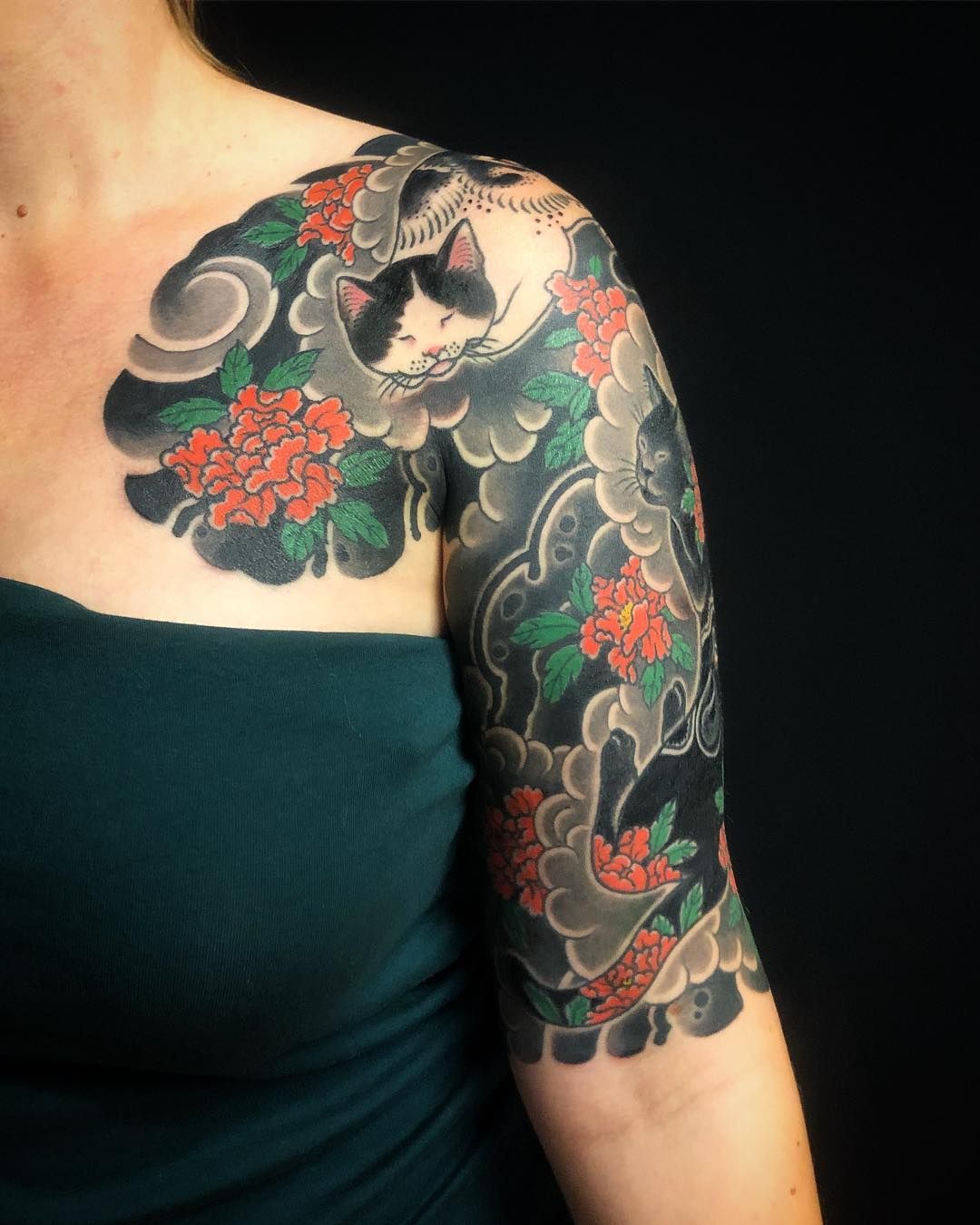 The most beautiful ancient Japanese tattoos for women Picture 16