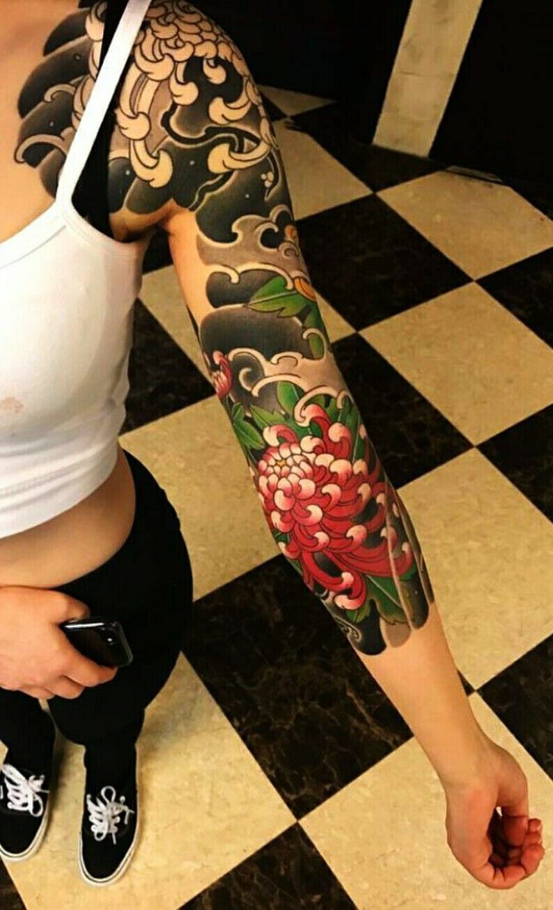 The most beautiful ancient Japanese tattoos for women Picture 2