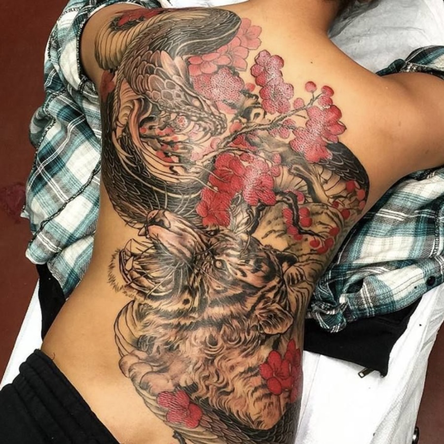 The most beautiful ancient Japanese tattoos for women Picture 25