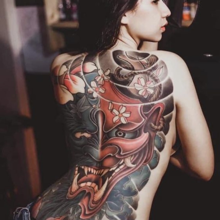 The most beautiful ancient Japanese tattoos for women Picture 37