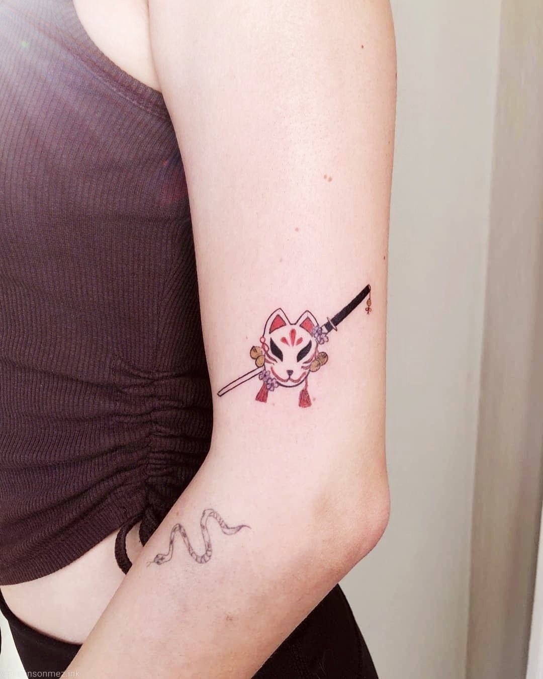 The most beautiful small ancient Japanese tattoos Picture 5