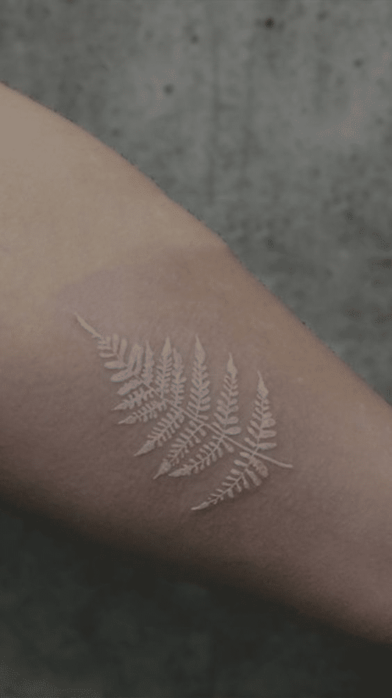 The most beautiful white ink tattoo designs Picture 13