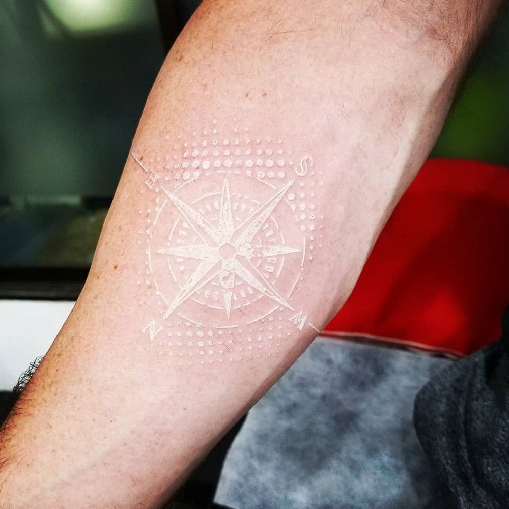 The most beautiful white ink tattoo designs Picture 14