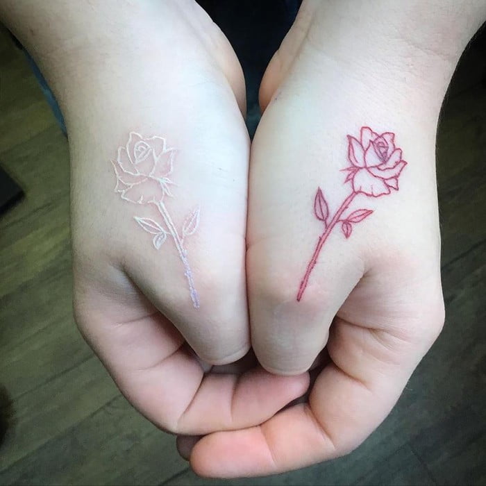 The most beautiful white ink tattoo designs Picture 21