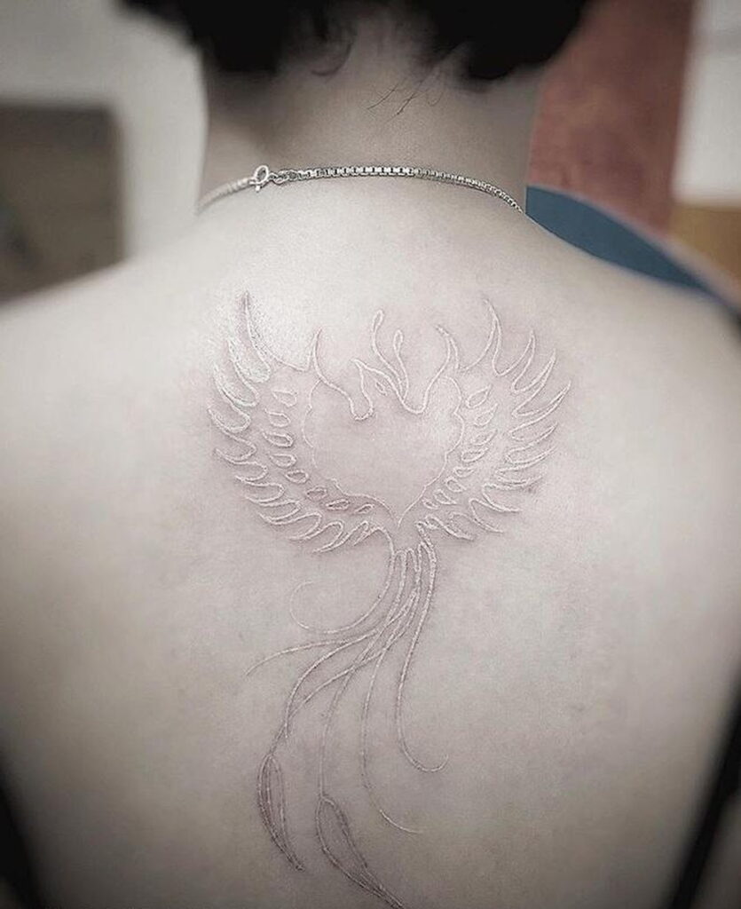 The most beautiful white ink tattoo designs Picture 29