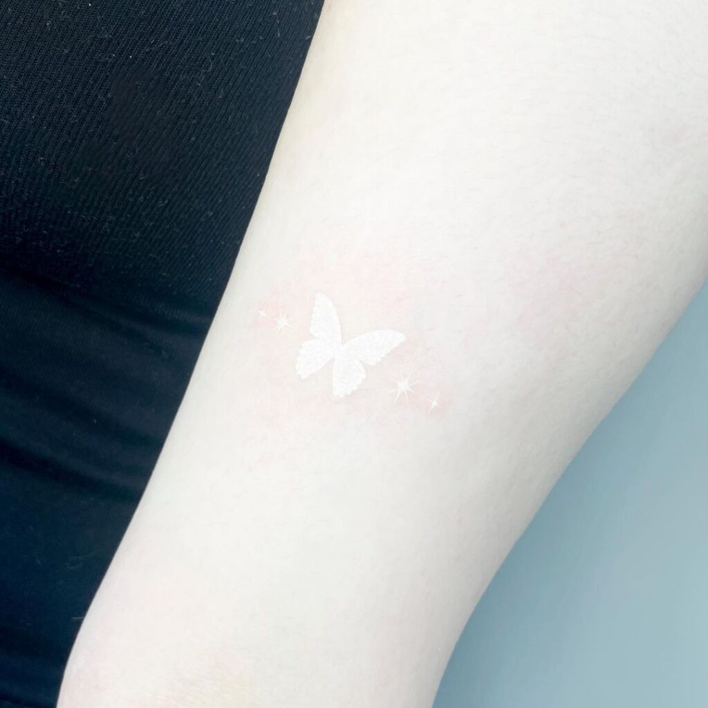 The most beautiful white ink tattoo designs Picture 38