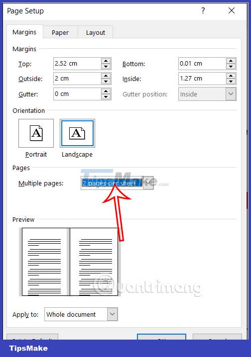 Tips for printing A5 size on A4 paper in Word Picture 4