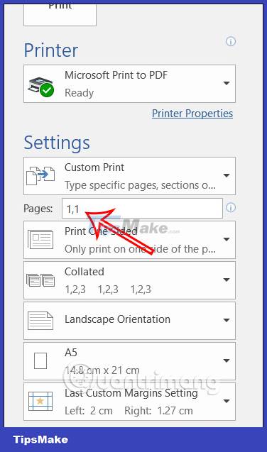 Tips for printing A5 size on A4 paper in Word Picture 5