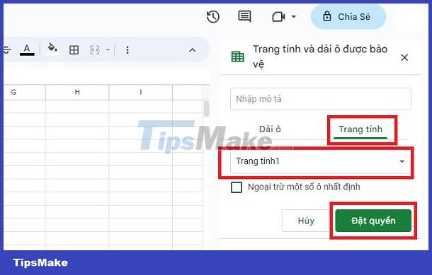 Tips to fix Google Sheet not showing protected sheet Picture 8