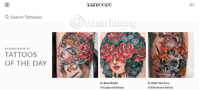 Top 10 websites with many beautiful tattoos Picture 4