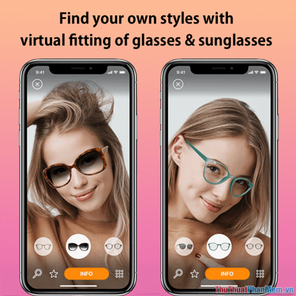 Top 5 Apps to choose glasses that suit your face - Apps to try on glasses Picture 2