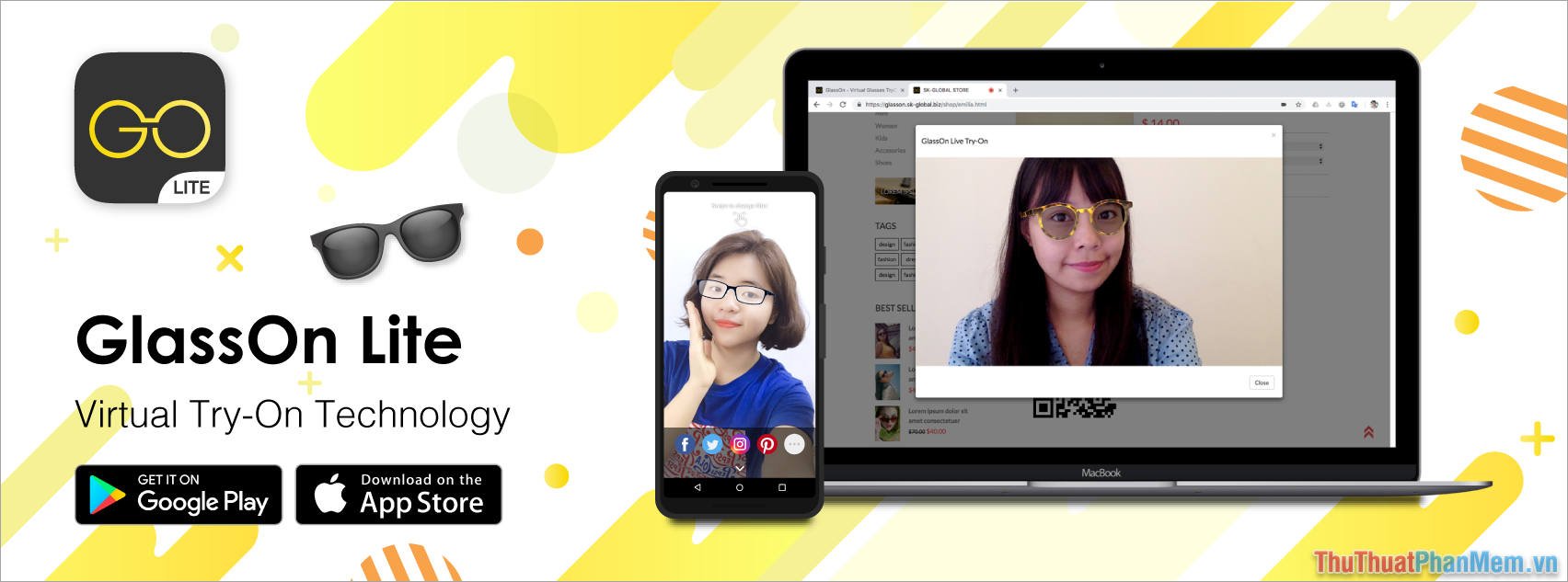 Top 5 Apps to choose glasses that suit your face - Apps to try on glasses Picture 3