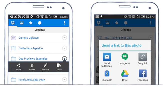 Ways to share files between two nearby smartphones Picture 7