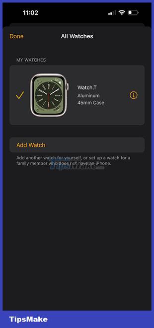 What does the i icon on Apple Watch do? Picture 4