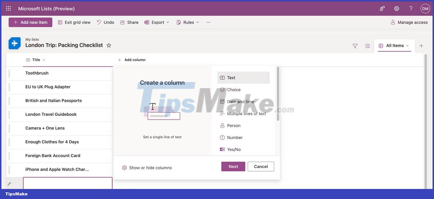 What is Microsoft Lists? how does it use? Picture 10