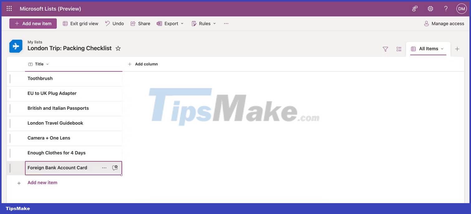 What is Microsoft Lists? how does it use? Picture 9