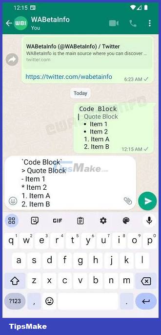 WhatsApp adds custom stickers and new text formatting options on Android Picture 1