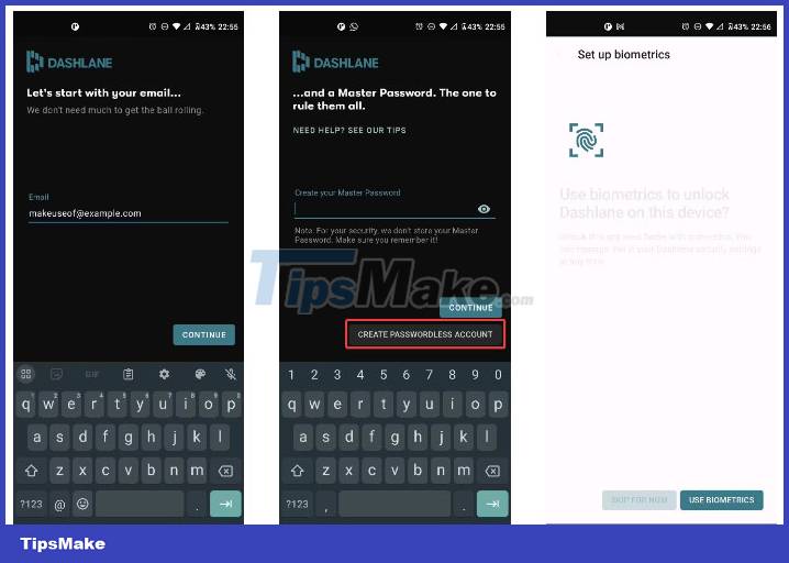 Why did Dashlane ditch the master password? How to register without a master password Picture 3