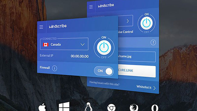 Windscribe - Trusted free VPN service for safe Internet surfing Picture 1