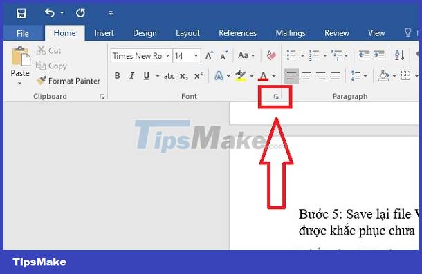 Word has a letter spacing error and how to fix it - TipsMake.com