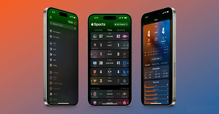 Apple Introduces Sports App for iPhone