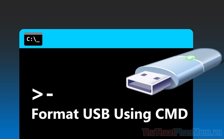 How to format USB with CMD simply and quickly - TipsMake.com