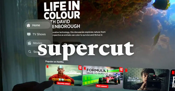 Learn About Supercut: the App That Brings Netflix to Vision Pro with 4K and