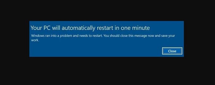 Learn How to Effectively Fix Windows 10 Auto-restart Error After 1 Minute