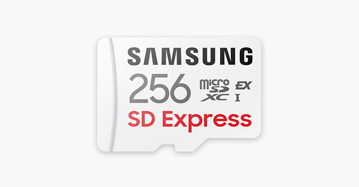 Samsung Introduces New 256GB SD Express microSD Memory Card, Supporting 800MB/s