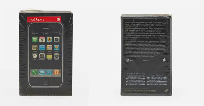 The 'Original' iPhone 1 with the Rare 'Lucky You' Sticker Was Just Sold for