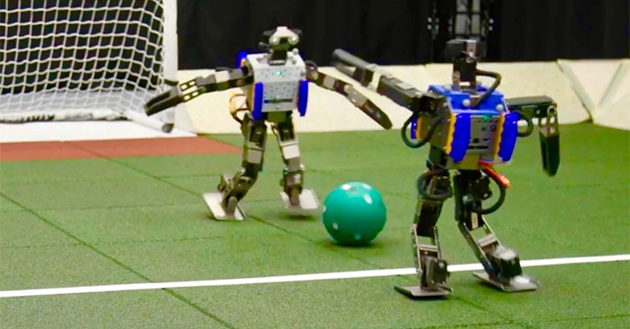 The Robot Already Knows How to Dribble, Pass People, and Score Goals Explained