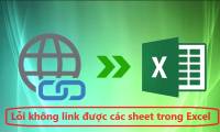 Fix the error of not being able to link sheets in Excel super quickly