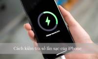 How to check iPhone's charge count