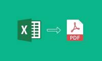 How to convert Excel files to PDF without cutting, done quickly