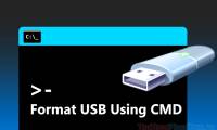 How to format USB with CMD simply and quickly