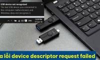 How to quickly fix device descriptor request failed error