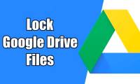 Instructions for locking Google Drive files to prevent editing