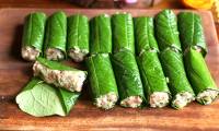 Instructions for making fish cakes with lolot leaves